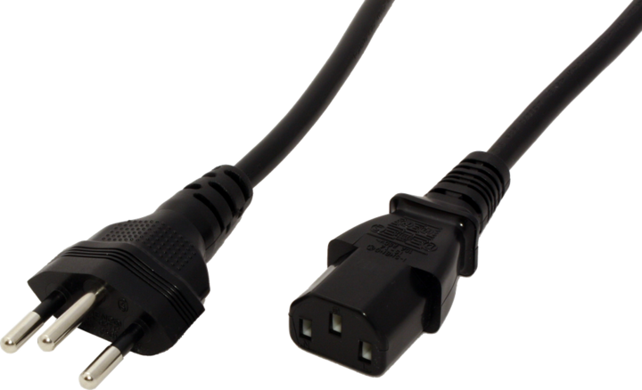 Actual product image Value Power cable Switzerland T12 to C13 - from 10 pcs.