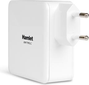 Image du produit Hamlet 61W Type-C Charger universal notebook power supply white (chargeur universel pour ordinateur (61 W)