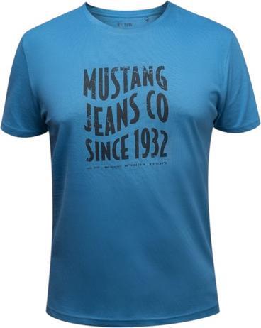 Image du produit Mustang T-Shirt Lounge Shirt Herren Blau (L)