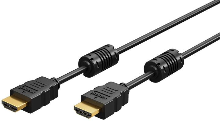Actual product image Goobay High-speed HDMI cable with Ethernet Ferrite (3 m)