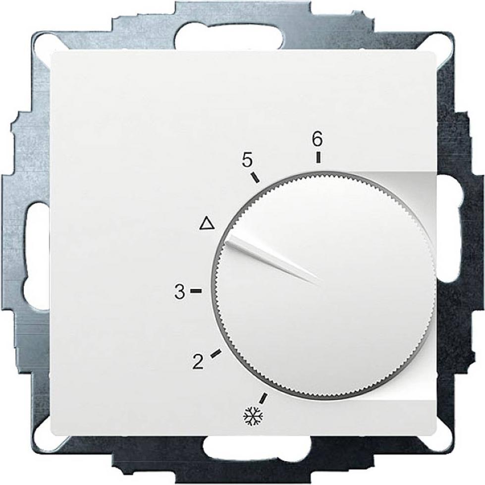 Eberle Controls Eberle UTE 2100-RAL9016-M-55 Raumthermostat Unterputz 5 bis 30°C, Thermostat, Weiss