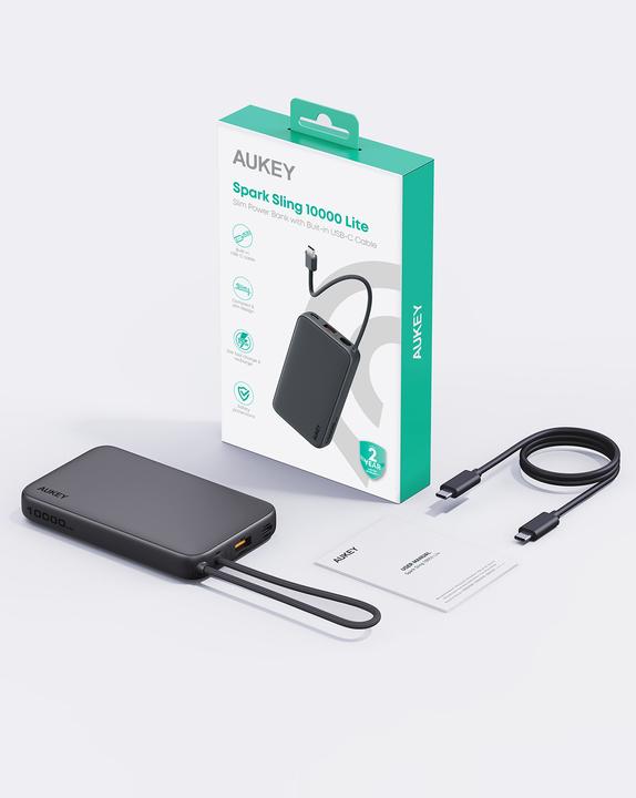 Produktbild Aukey Spark Sling (10000 mAh, 15 W, 38.50 Wh)