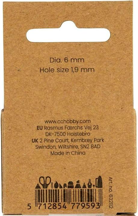 Image du produit Creativ Company Perlen-Set Wachsperlen Weiss, 6 mm, Packungsgrösse: 65