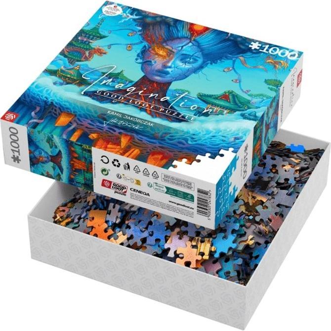 Thumbnail - Good Loot Puzzle 1000 Imagination Kamil Jakóbczak Fudżi / Fuji (1000 Teile)