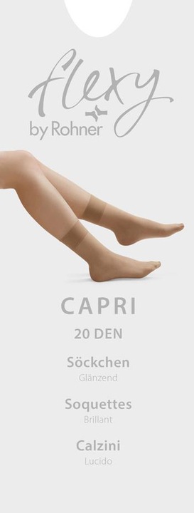 Produktbild Rohner Capri Damensöckchen 20den (Einzelpack, M/L)