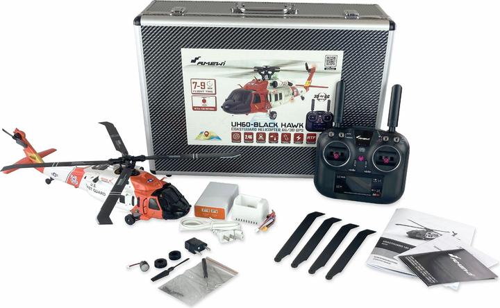 Productafbeelding Amewi Helikopter UH60 Black Hawk Kustwacht 6-kanaals, RTF