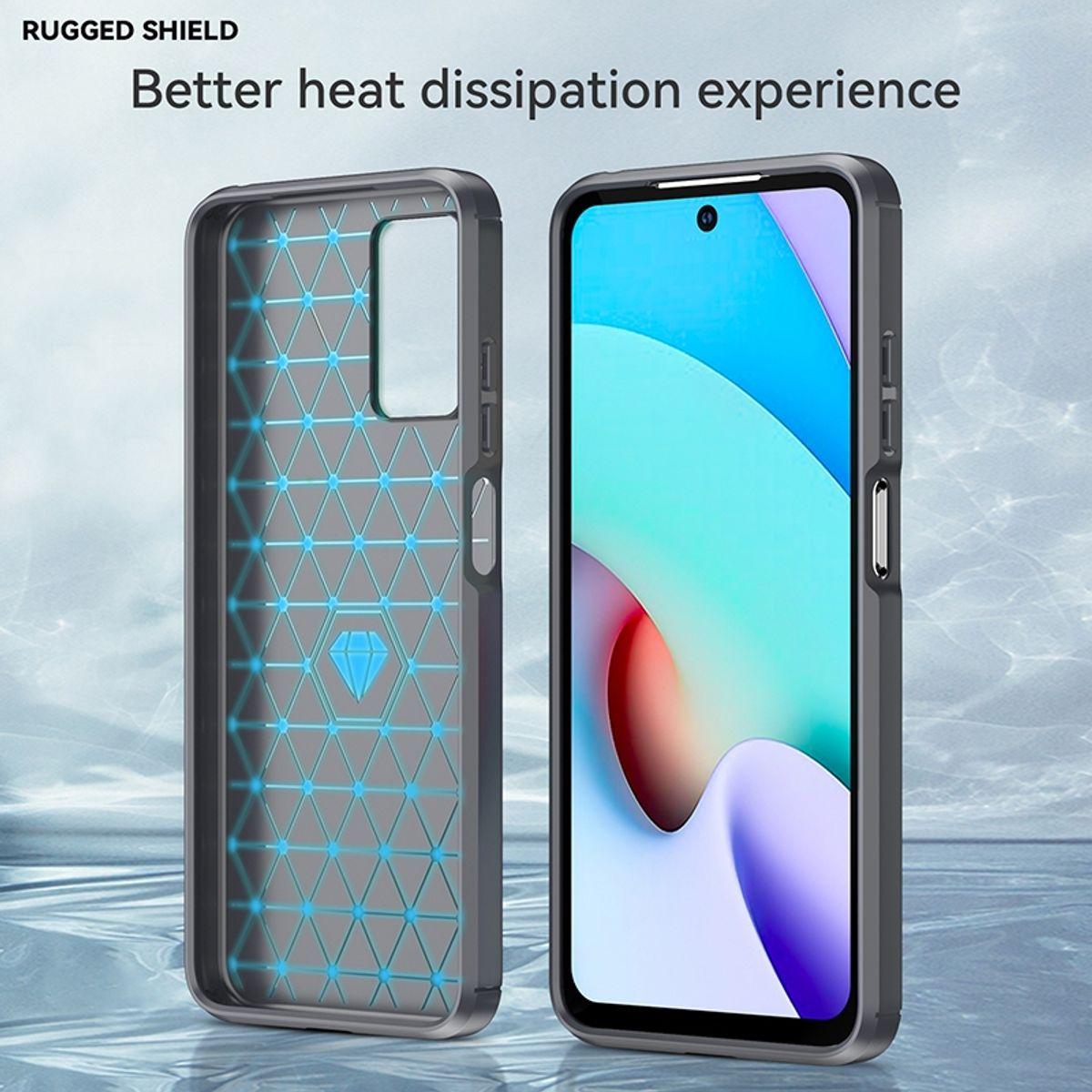 Thumbnail - König Design Hülle Handy Schutz für Xiaomi Sony Samsung Case Cover Bumper Carbon Optik Etuis (Xiaomi Redmi 10 Prime), Sm...