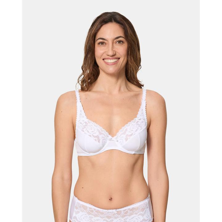Actual product image Playtex Full-Cup-BH Flower Elegance Micro (Single pack, 85 E)