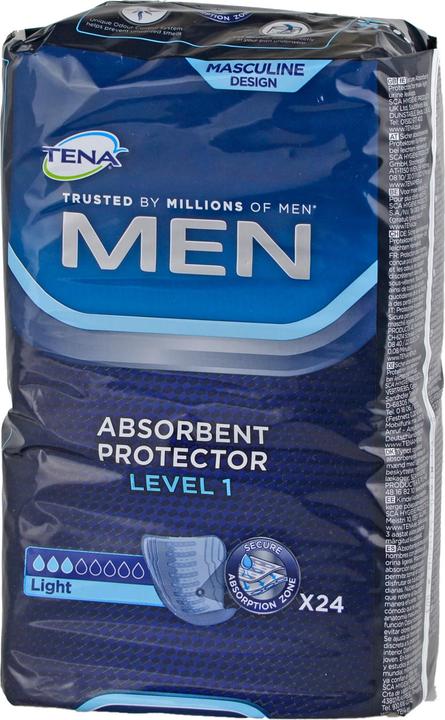 Actual product image Tena MEN pads for bladder incontinence level 1 (24 x, Regular)