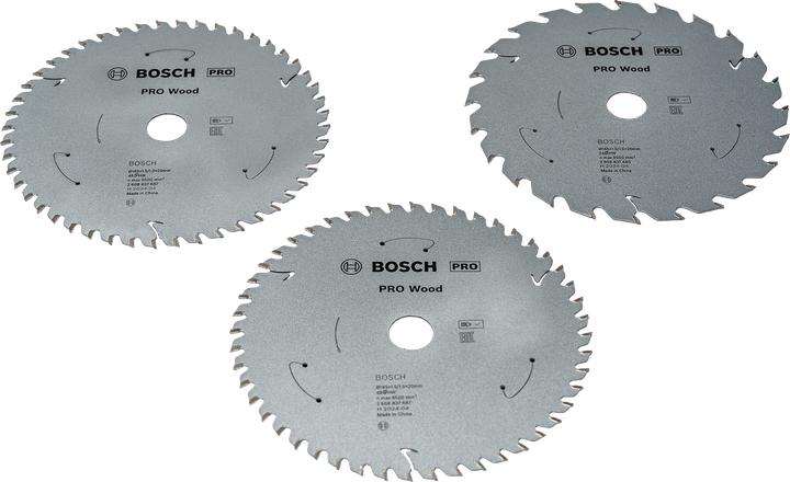 Bosch Professional Zubehör Promo 3er Pack, 165 mm CL Pro Wood