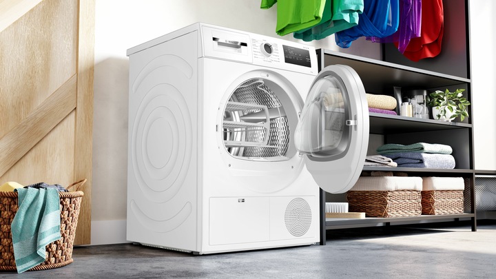 Image du produit Bosch Hausgeräte Série 4 AutoDry Sèche-linge à pompe à chaleur 8 kgA ITModèle (8 kg, Droite)