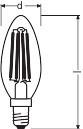 Produktbild Osram Led Three Step Dim Classic B (E14, 40 W, 470 lm, 1 x, E)