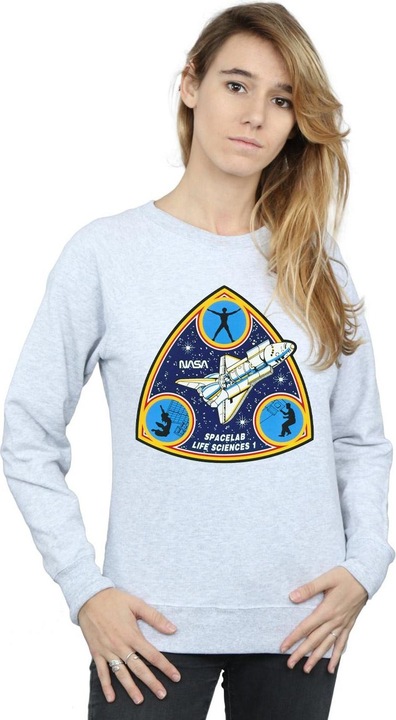 Actual product image Nasa Womens/Ladies Classic Spacelab Life Science Sweatshirt (XL)