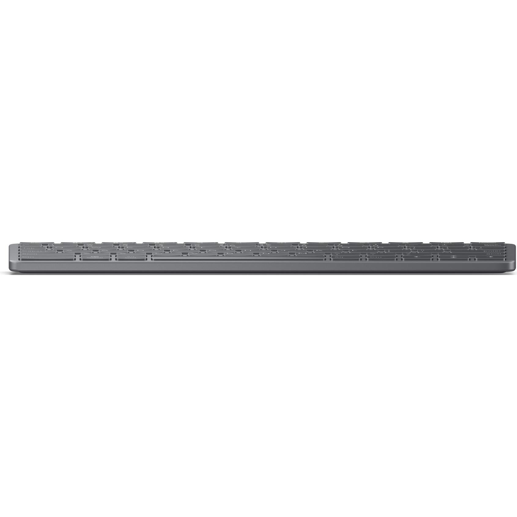 Lenovo Multi-Device Draadloos Toetsenbord QWERTY (ZG38C05820) (USA, Kabellos), Tastatur, Grau