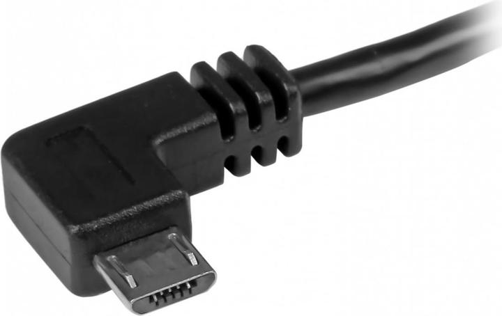 Produktbild StarTech Micro USB Kabel mit rechts gewinkelten Anschlüssen - Stecker/Stecker - 1m - USB A zu Micro B Ansc... (1 m, USB 2.0)