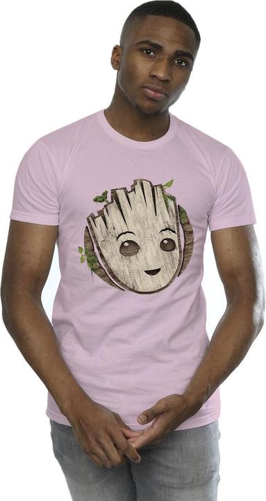 Produktbild I Am Groot Wooden Head TShirt (XL)