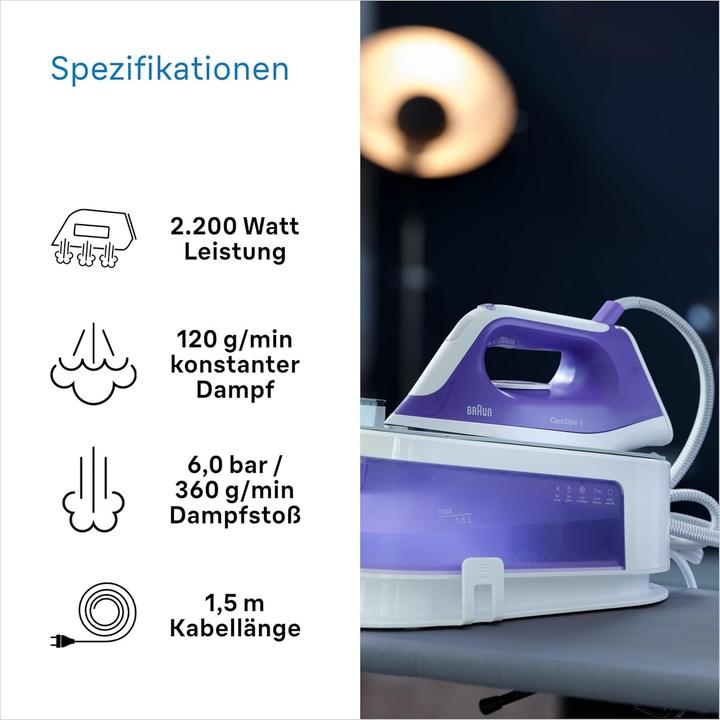 Productafbeelding Braun CareStyle 1 IS1014VI (2200 W, 360 g/min)