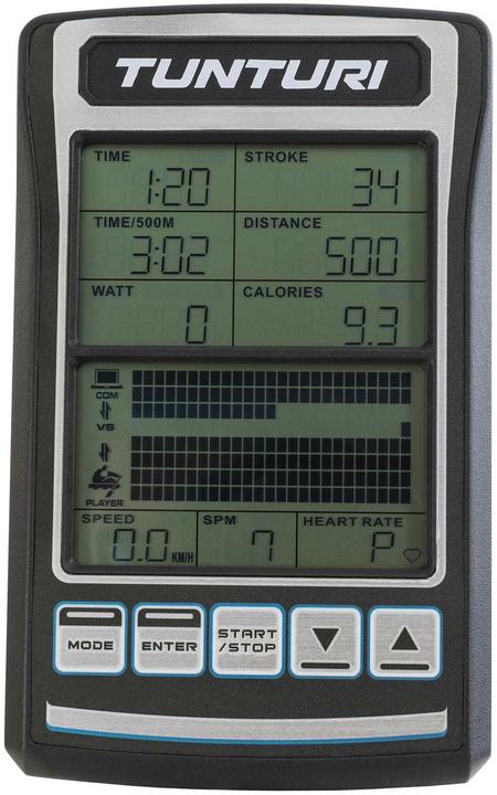 Actual product image Tunturi Platinum PRO Air Rower Rudergerät