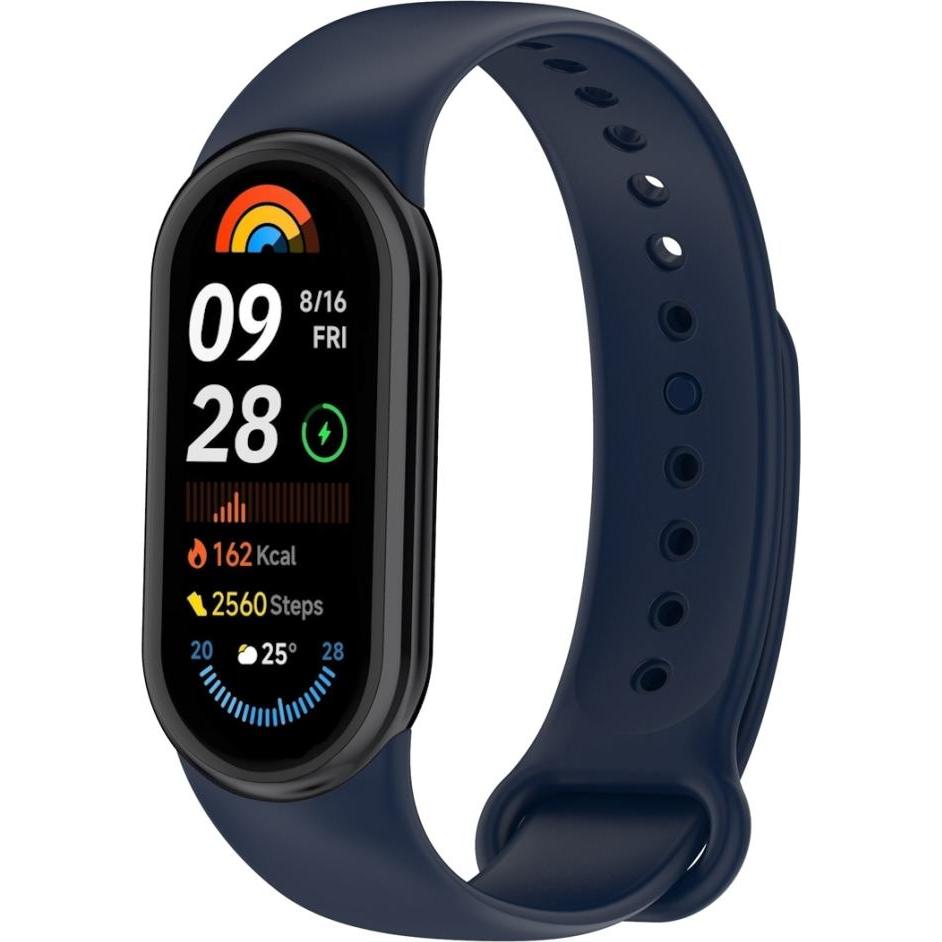 Screenguard Silicone Strap Ersatzarmband (Silikon), Uhrenarmband, Blau