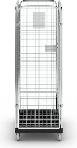 Produktbild eurokraft basic Rollbehälter mit Gitterwänden (500 kg)