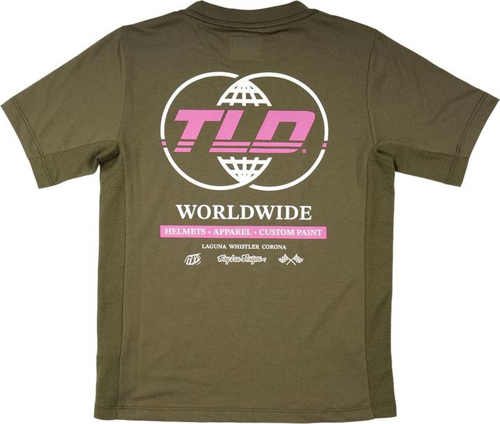 Image du produit Troy Lee Designs Skyline Ride SS Tee, Worldwide, caper, youth L (L)