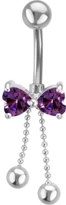 Image du produit Bijouteria Piercing nombril (Acier chirurgical, Zircone)