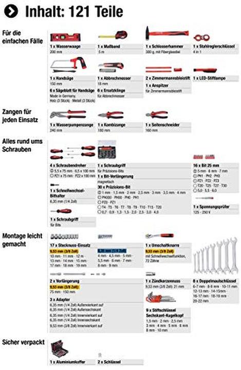 Produktbild Meister Werkzeugkoffer (121 Teile)