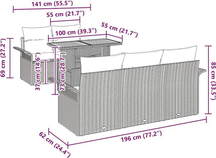 Produktbild vidaXL Matias