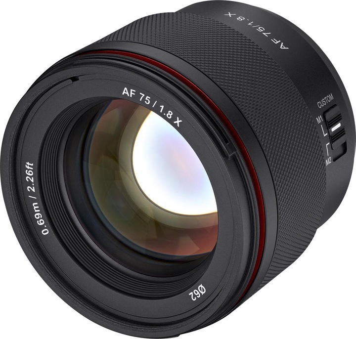 Productafbeelding Samyang AF 75mm F1.8 voor Fuji X (Fujifilm X, APS-C / DX)
