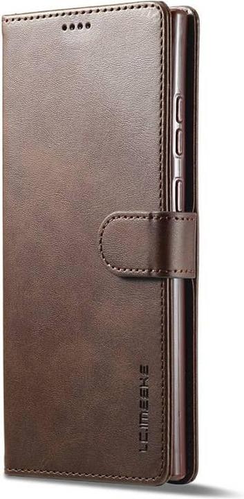 Image du produit LC.Imeeke Samsung S21 Ultra - Etui portefeuille avec 3 emplacements pour cartes & fermeture magnétique, marron (Samsung Galaxy S21 Ultra)