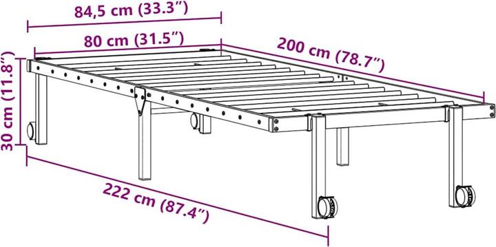 Produktbild vidaXL Marvella (80 x 200 cm)