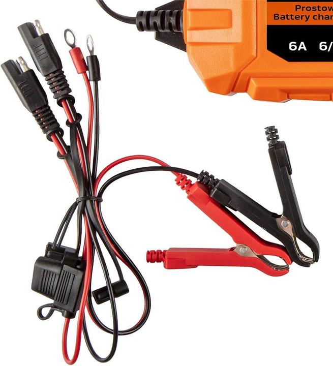 Actual product image Neo Automatic charger 10A/160W 3-200Ah for acid / AGM / GEL batteries (12V, 10 A)