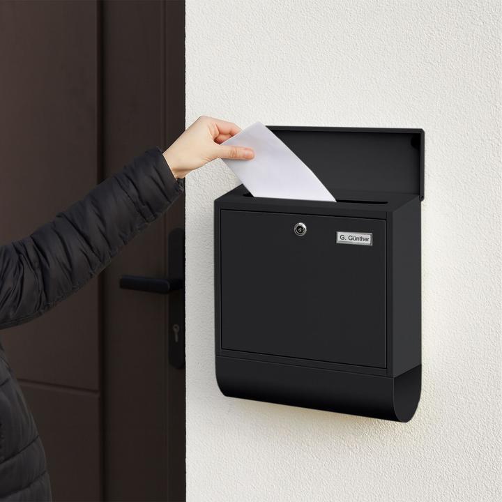 Produktbild Relaxdays Briefkasten mit Zeitungsfach