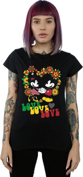 Produktbild Disney Mickey And Minnie Mouse Hippie Love TShirt (L)
