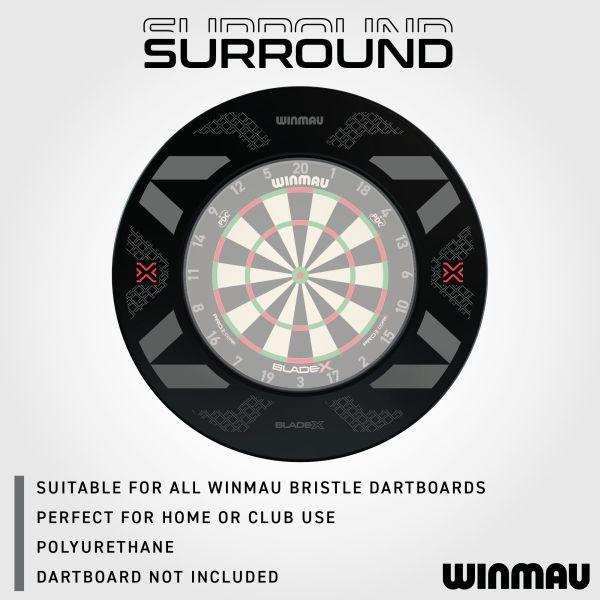 Immagine prodotto Winmau Catchring (Auffangring) - Blade-X Black/Red, 4466