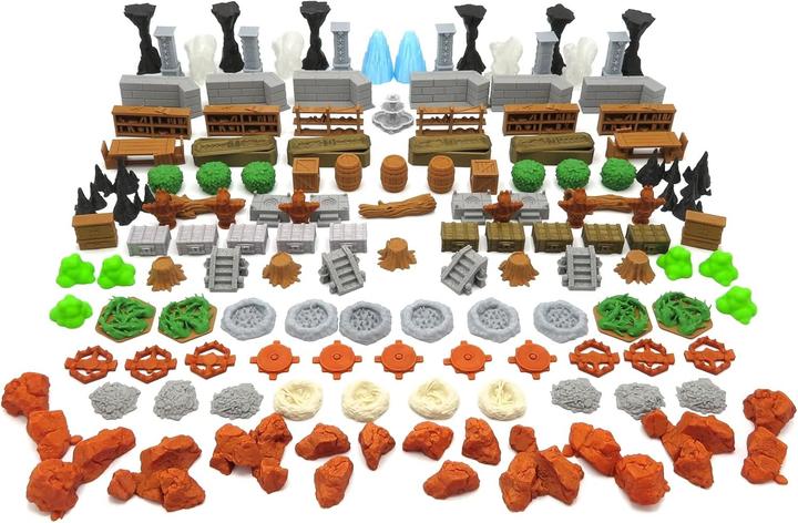 Actual product image BGExpansions Gloomhaven Complete Scenery Set (Plastic)