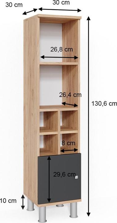Produktbild Vicco Fynn (30 x 30 x 130.60 cm)
