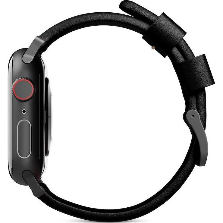 Thumbnail - Alogic J01AWBBL (23 mm, Leder), Uhrenarmband, Schwarz