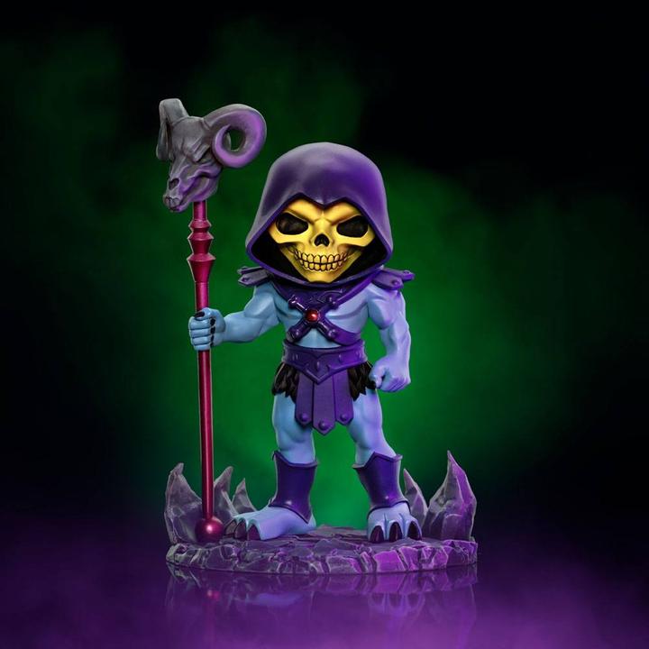 Actual product image Iron Studios MOTU Masters of the Universe Skeletor Mini Co 18cm