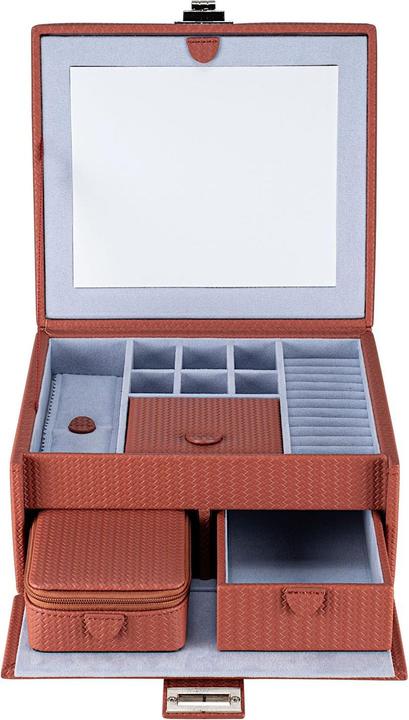 Actual product image Windrose 803948.03 - Jewellery case M with insert Corbello terracotta