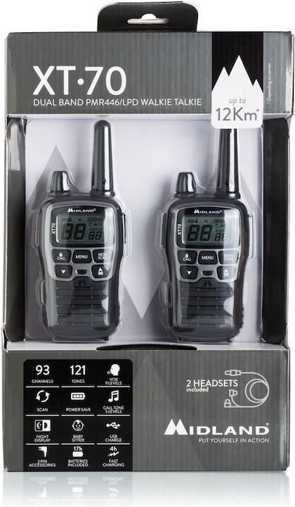 Actual product image Midland Xt70 (12 km)