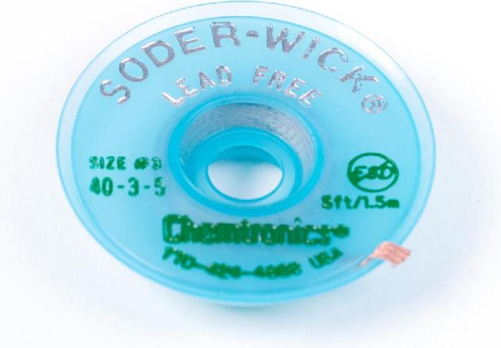 Produktbild Chemtronics Soder-Wick Leadfree SD 2,0 mm / grün 40-3-5 (Entlötlitze)