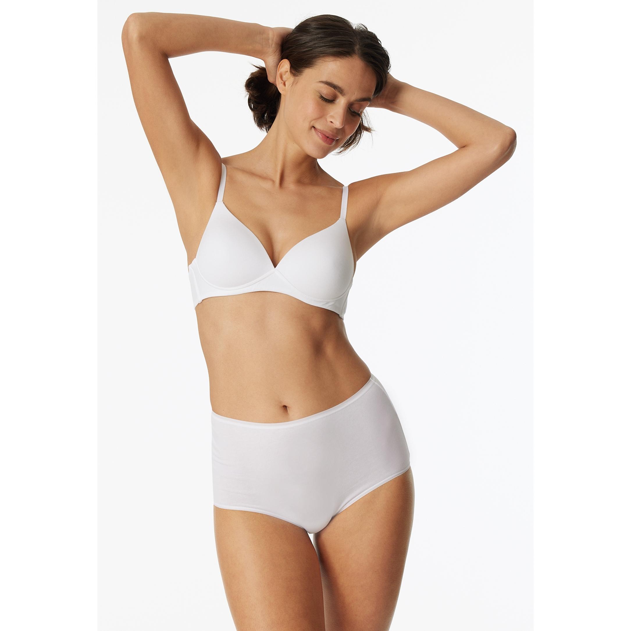 Thumbnail - Schiesser, Damen, Unterhosen, 2erPack 95/5 Maxi, Weiss, (44, 2er Pack)