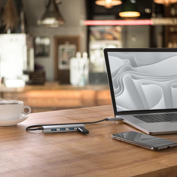 Actual product image Hama USB Hub (USB-C, 4 Ports)