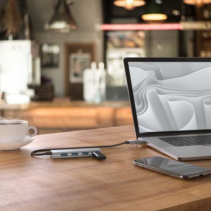 Immagine prodotto Hama USB Hub (USB-C, 4 Porti)