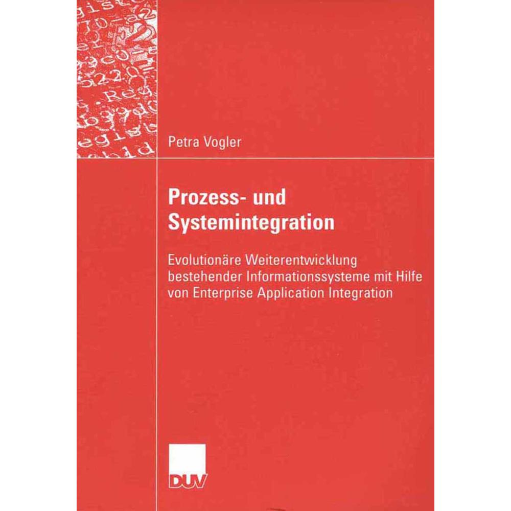 Prozess- und Systemintegration, Fachbücher von Petra Vogler