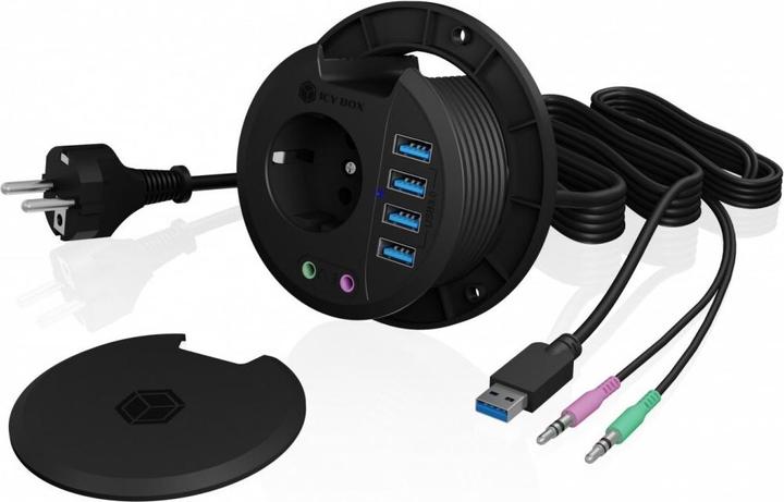 Icy Box IB-HUB1430 (USB-A, 4 Ports)