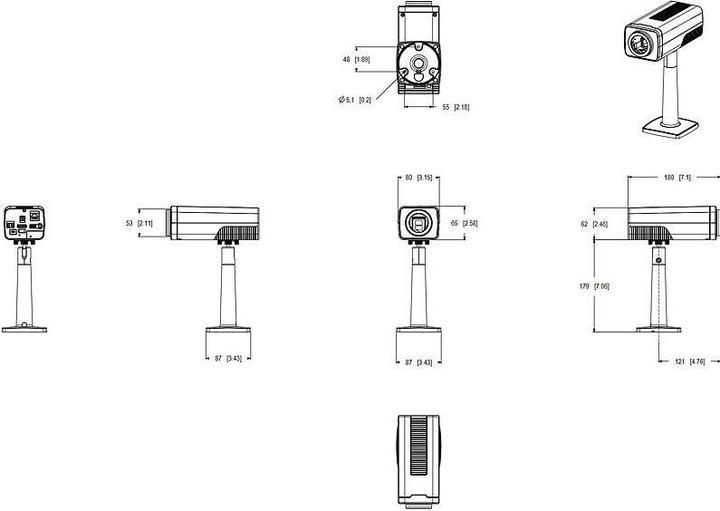 Actual product image Axis Q1728 48 mm (3840 x 2160 pixels)