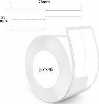 Actual product image Niimbot Etykiety termiczne R25*78-90 White (5.50 cm)