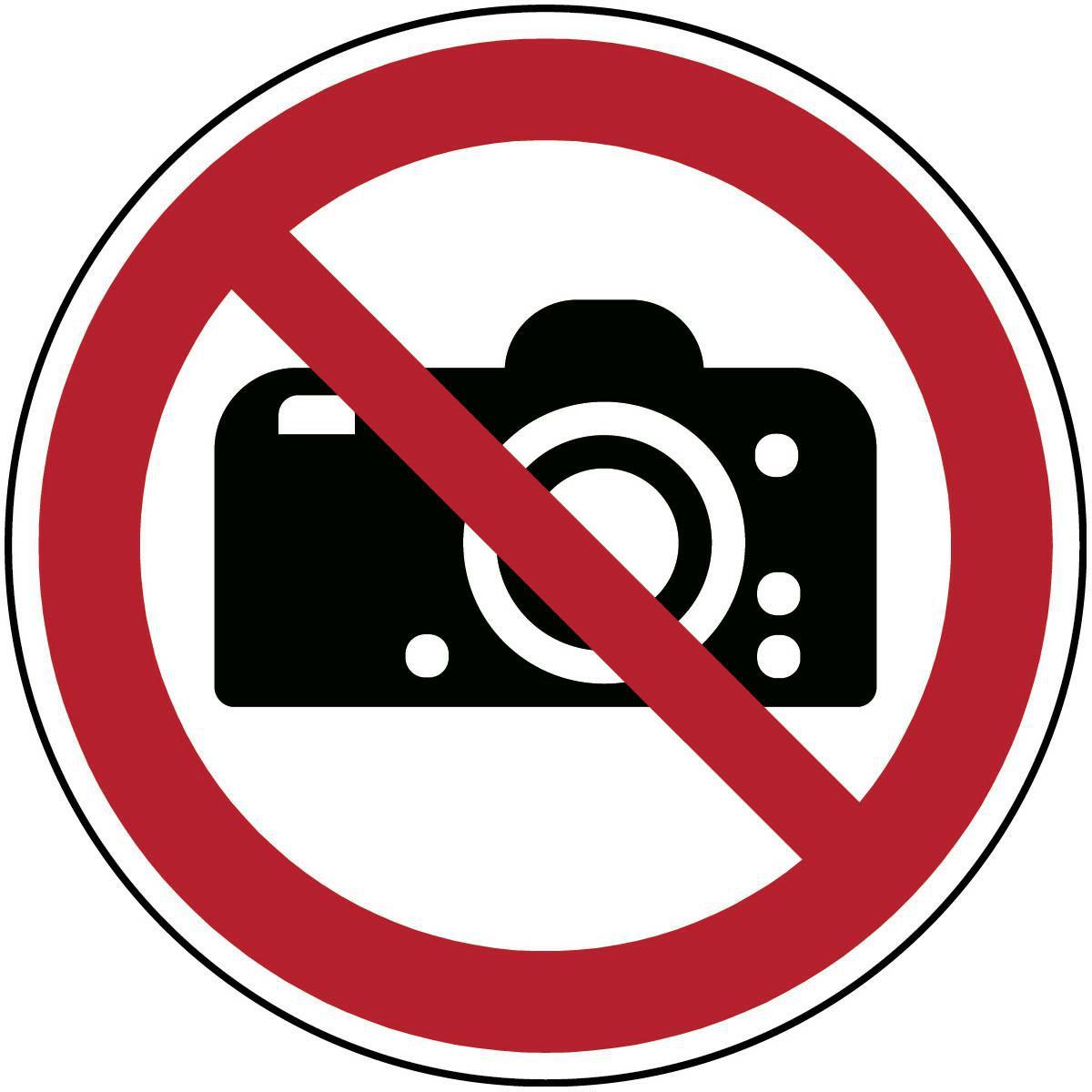 Brady, Sicherheitskennzeichnung, ISO-Sicherheitsschild - Fotografieren verboten